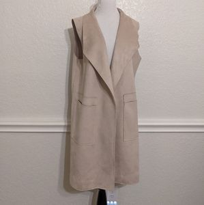 Open Sleeveless Duster